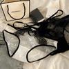 Women's Underwear Women's Mid-waist Sexy Lace Hollowed Out Panties Breathable Cute Triangle Panties