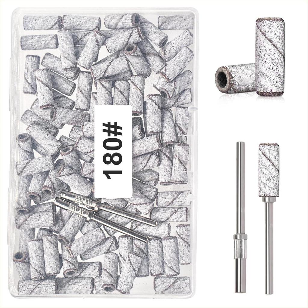 Салонный маникюр Высококачественные шлифовальные ленты со стальным мандрелем - Прочные, износостойкие инструменты