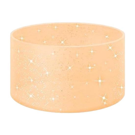 Silicone Cup Sleeve Glitter Anti-Slip Heat Insulation Cover Lightweight Water Bottle Pad