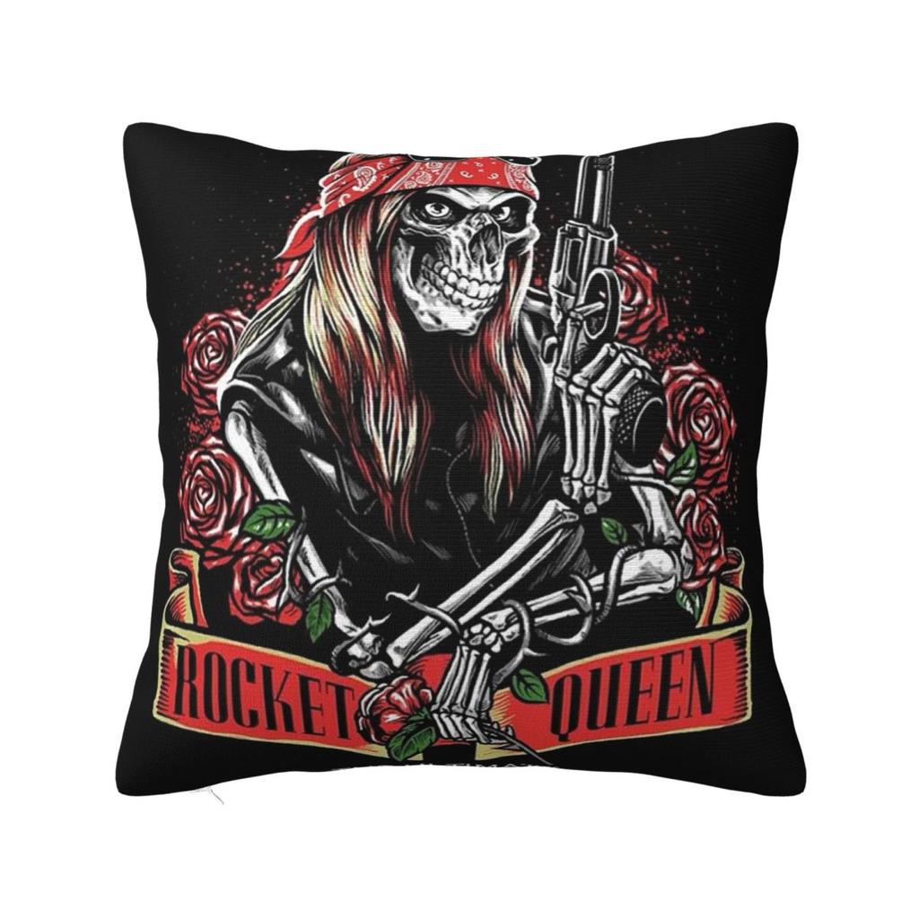 Guns N Rose Heavy Metal Steampunk Music Square Pillowcase Cushion Cover Pillow Case Throw Pillow Cover For Home Sofa Living Room