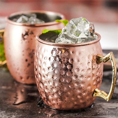 530 мл Кружка Moscow Mule Яркий Цвет Многоцелевая Нержавеющая Сталь 304 Портативная Большая Вместимость Кружка для Воды для Дома