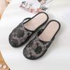 Летние вышитые классные тапочки Домашняя мода Обувь Баотоу