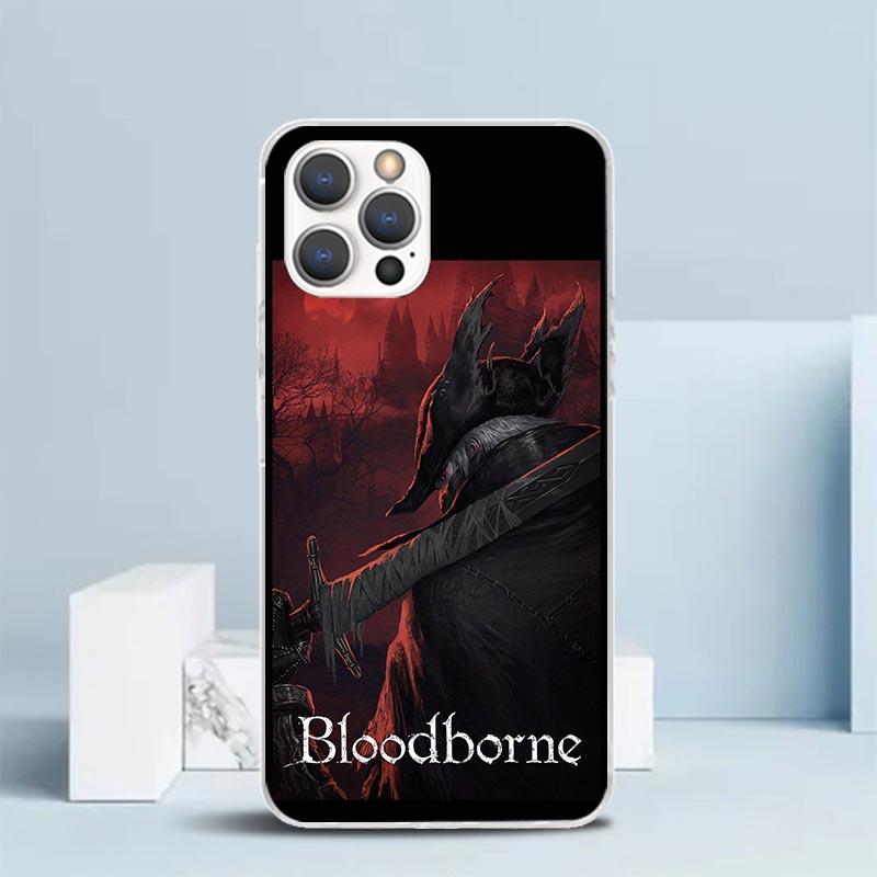 Мягкий чехол Bloodborne для iPhone 16 17 Air 15 14 Pro Max 16E Чехол для телефона 13 Mini 12 11 7 SE 8 С рисунком Подходящие чехлы 16 17