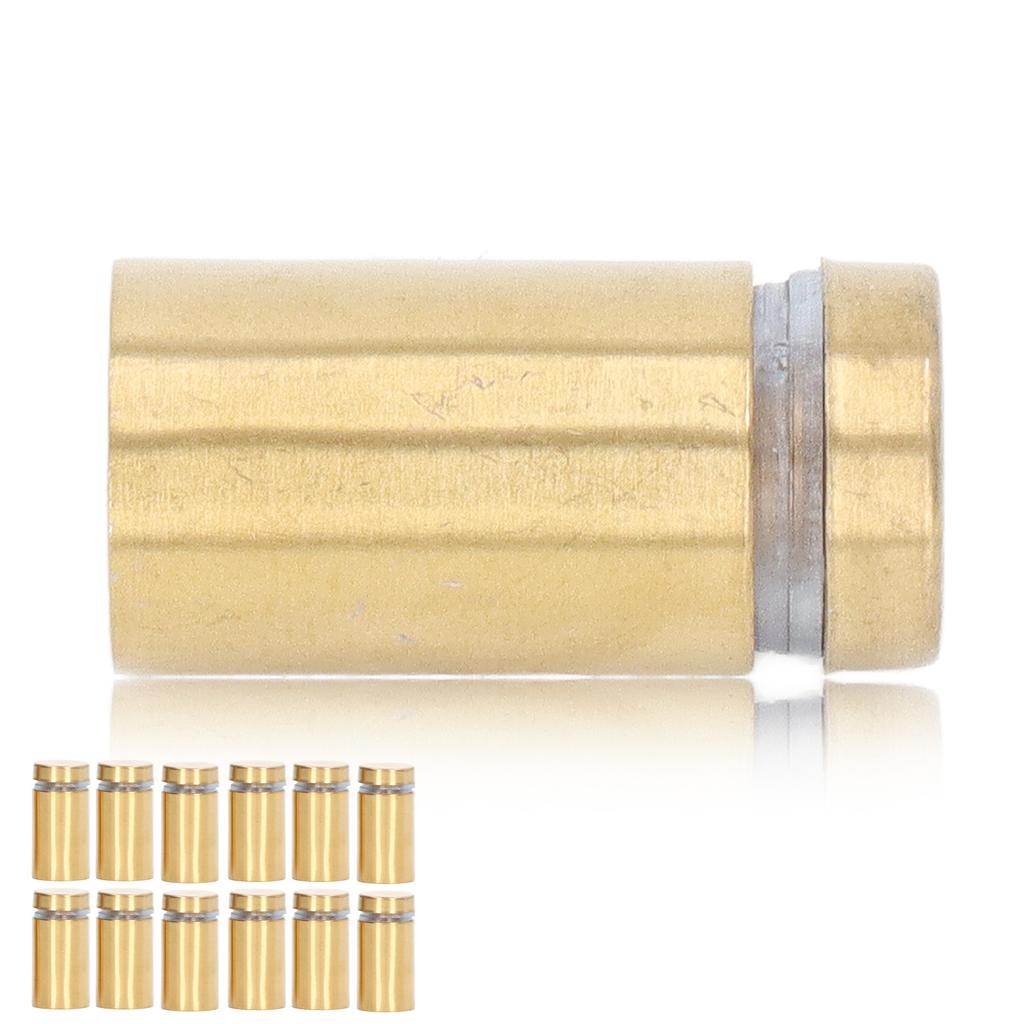 12 Pcs Sign Holders Screw Stainless Steel Advertising Nails 16x30mm Mounting Glass Hardware for Home Decoration