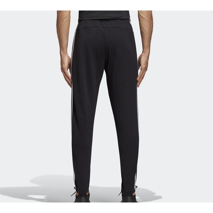 adidas ESSENTIALS Три Полоски Вязаные Брюки-Джоггеры Мужские Черные DQ3078