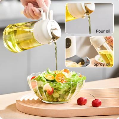 Бутылка для кухонного масла Распылитель для кулинарного масла Бутылка для оливкового масла Диспенсер для фитнес-барбекю Посуда для кухни, столовой, бара, соусницы