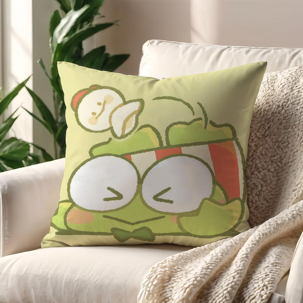 Kawaii SsanrioS Chibi cushion cover For Pillow Printing Sofa Decoration Home Car Room Coffee Shop Office Nordic Simplicity