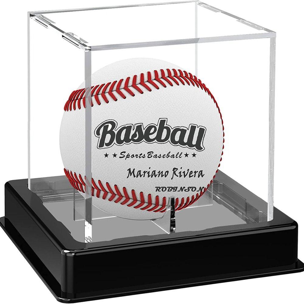 Ball Protector Baseball Display Case Cube Baseball Storage Box Durable Baseball Holder