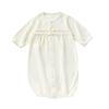 De Satin Ribbon Binding All Snap Newborn Baby Cotton Made In Japan for [Cream Coco] Two-Way [Crotch Replacement/2way] 100% [Material Spring, Autumn,