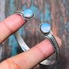 Milky Opal Gemstone 925 Sterling Silver Handmade Amazing Jewelry Bangle Adjustable