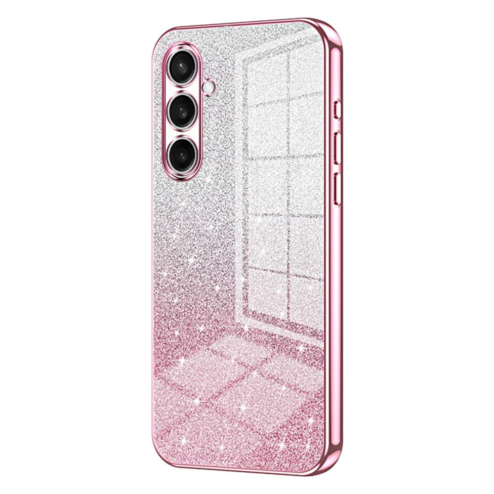For Samsung Galaxy A55 5G Case Electroplating Gradient Glitter TPU Phone Cover