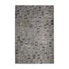 Extra-soft Living Room Rug Marquetry Pattern Grey 160x230
