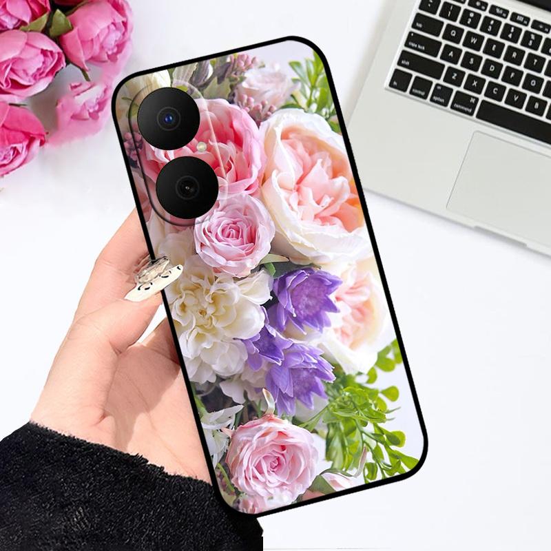 Чехол для Huawei Nova Y73 Fundas Масляная живопись Силиконовая задняя крышка для Huawei Enjoy 80 Мягкий матовый чехол для телефона JUY-AL00 Защитный корпус