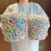 [50/100Pcs] Baby Rubber Band Does Not Hurt The Hair Small Thumb Ring High Elastic Thread Toddler Seamless Scrunchies Set