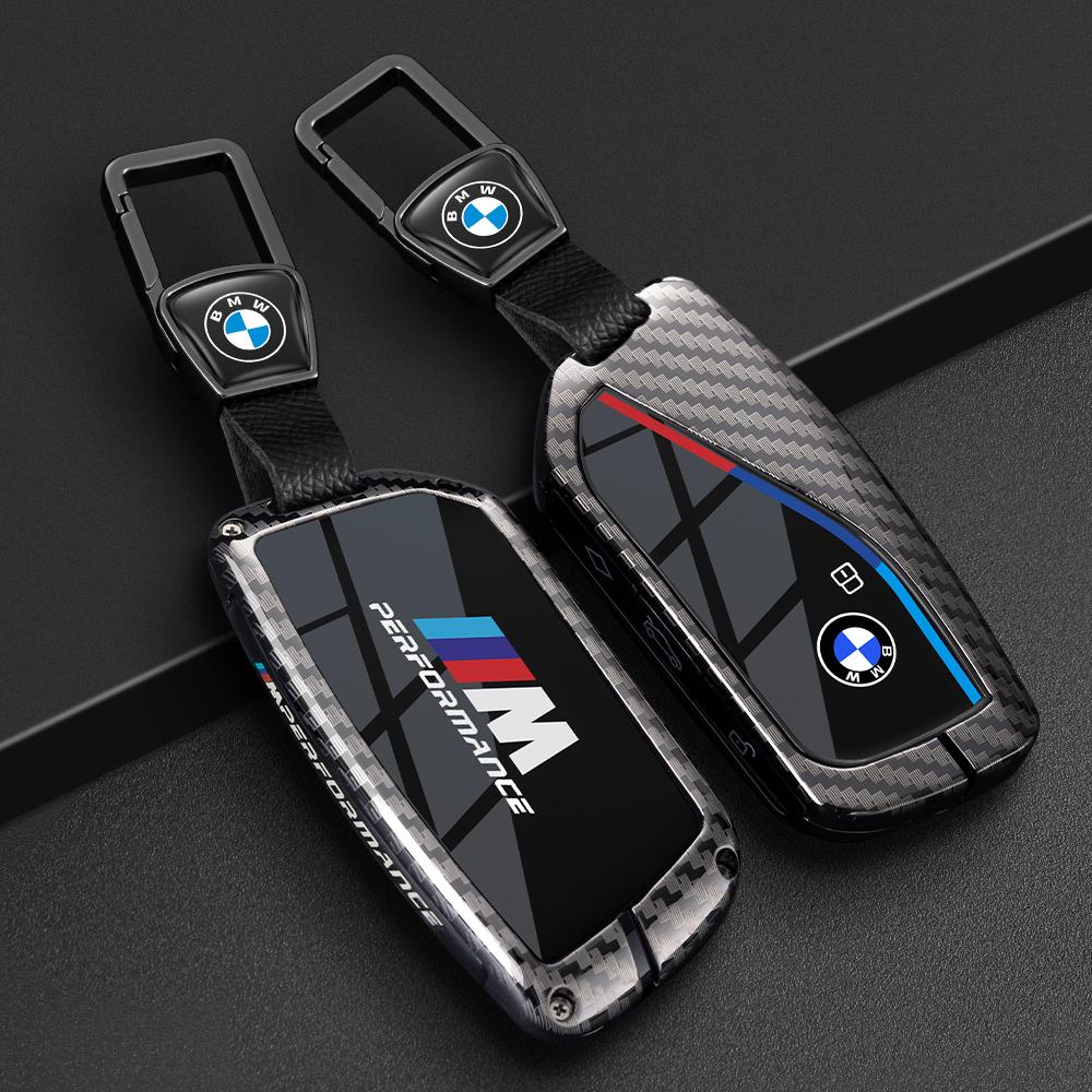 Alloy+TPU Car Remote Key Case Cover Shell Protector Accessory For BMW 7 Series G70 G09 XM U06 G81 M3 I7 X7 G07 LCI IX I20 X1 U11 cybr60