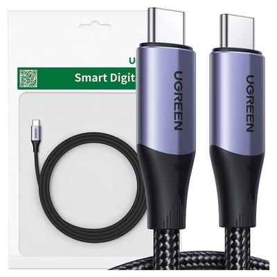 Кабель USB-C 3.1 Gen.2 Ugreen Us355, 5A, 100W, 4K, 10Gbps, 1M (Черный)