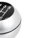 BMW E39 E46 E53 E60 E61 E81 E82 E83 E85 E87 E90 E91 E92 E93 Gear Shift Knob, Silver & Chrome, 6-Speed