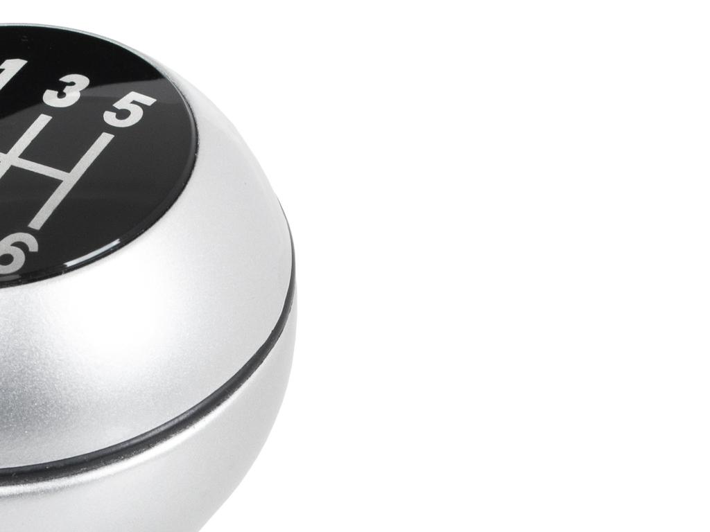 BMW E39 E46 E53 E60 E61 E81 E82 E83 E85 E87 E90 E91 E92 E93 Gear Shift Knob, Silver & Chrome, 6-Speed