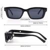 Trendy Style Rectangle Sunglasses UV400 Protection Sunglasses for Women Vintage Ladies Eyeglasses