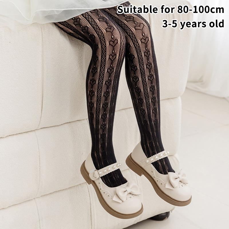 Летняя Мода Девочки Колготки Нейлон Дышащая Сетка Белый Черный Детские Колготки Принцессы Эластичность Леггинсы Для 3-12 Лет
