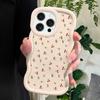 Чехол для телефона с милым узором вишни для iPhone 11 12 13 14 15 Pro Max 6 6S 7 8 Plus Xs Wave Edge, противоударный защитный резиновый чехол