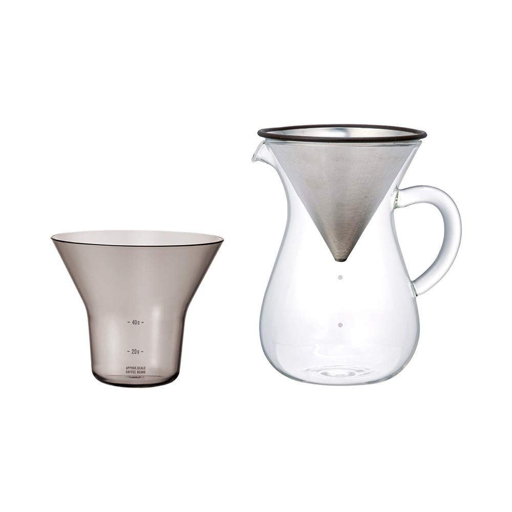 KINTO SCS Coffee Carafe Set 4cups Stainless Steel MicrowaveDishwasher Safe Gift Present 27621