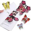 10Pcs Magic Flying Butterflies Wind Up Toy In The Sky Bookmark Greeting Cards Rubber Band Powered Kids Magic Props Surpris Gift