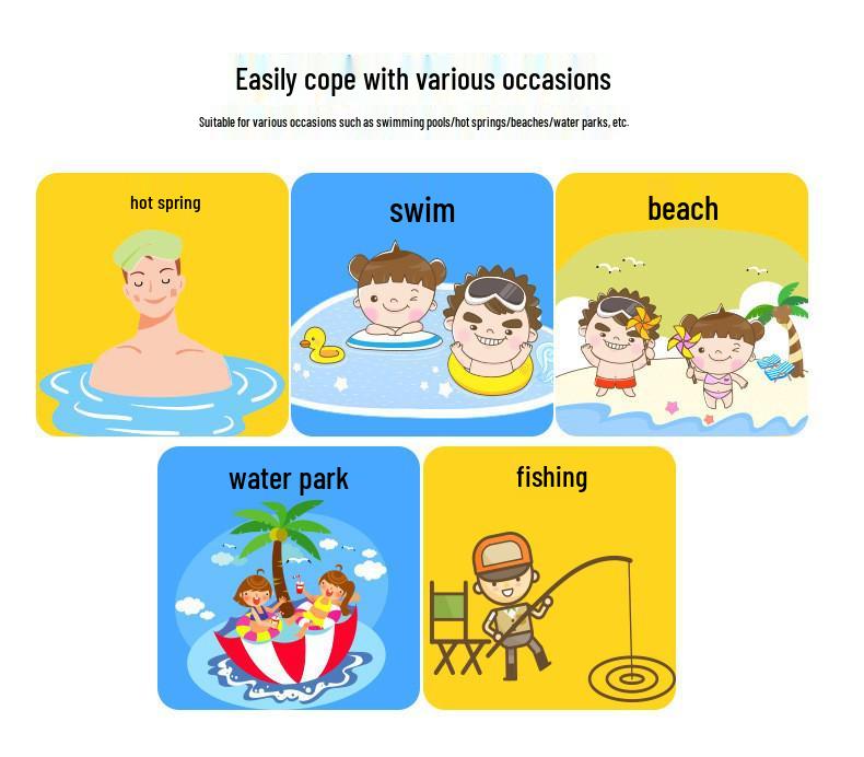 2023 Boys' Quick-Dry Swimwear Set: Split Style Swimsuit with Trunks for Children, Available In Small, Medium, Large