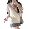 Women’s Grey Knit Vest - Japanese Academy Style School Uniform Top