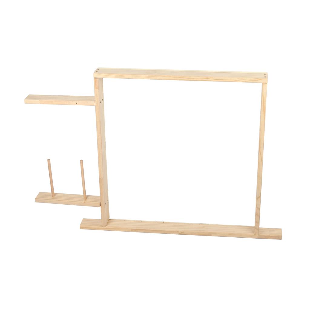 Tufting Frame Wooden Carpet Weaving Gun Frame DIY Crafts Table Stand Frame Tapestry Making Tool