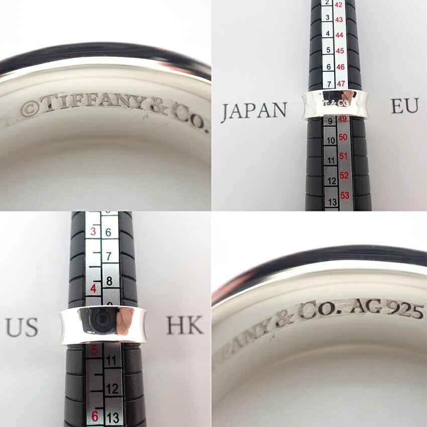 [Used] TIFFANY 925 1837 Ring/Size 8/j9-4