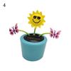 Солнечная энергия цветок приборной панели интерьер цветочный автомобиль домашний орнамент украшение подарок