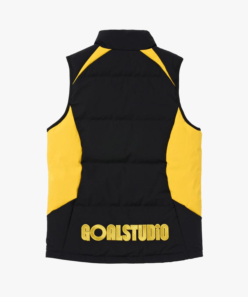 Goalstudio Gfc 26 Bench Down Vest-Black/Yellow