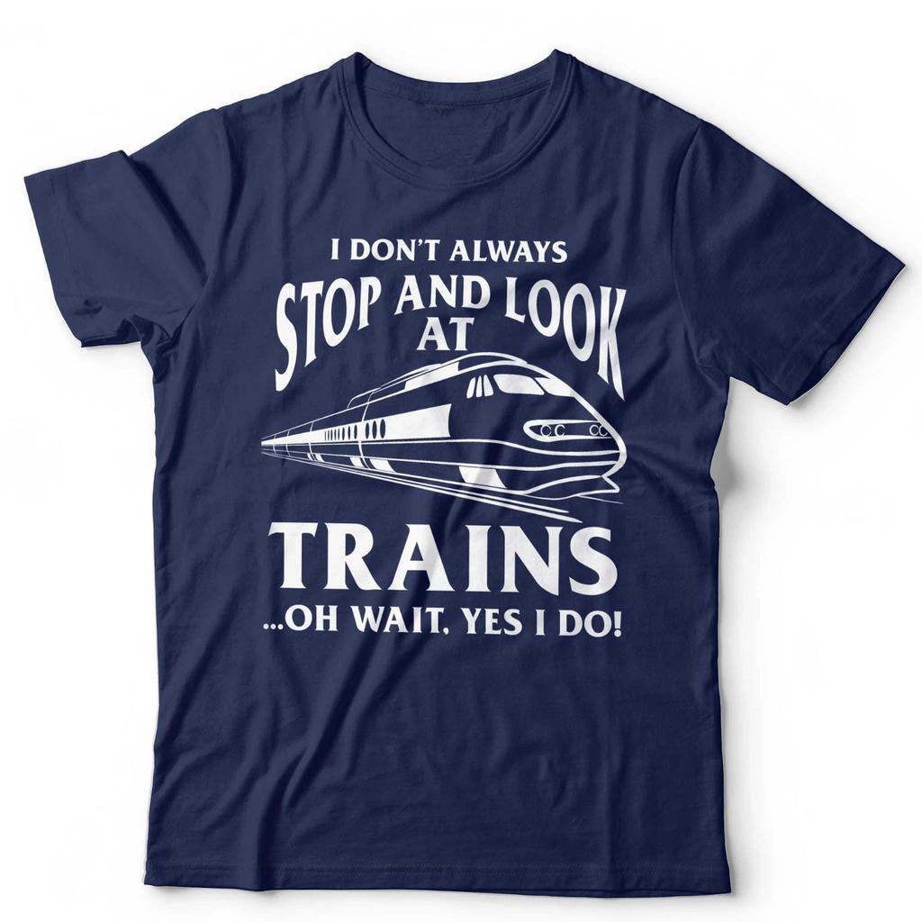 Train T-Shirt Funny Railfan Trainspotter Tee Gift Rail Locomotive Unisex & Kids