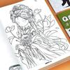 Мультяшный персонаж Копи Аниме Рисование Книги для копирования Материал Живопись Книга для рисования Упражнения Комиксы Учебники