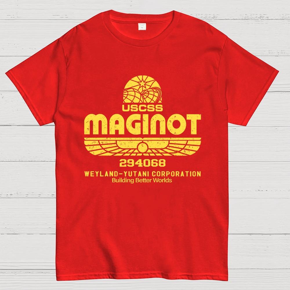 Maginot Horizon Unisex Cotton Summer Casual Cool Loose T-Shirt
