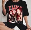 Графическая футболка Yuna Itzy, Футболка ITZY Born to Be 2-й Мировой Тур, Подарок для Midzy