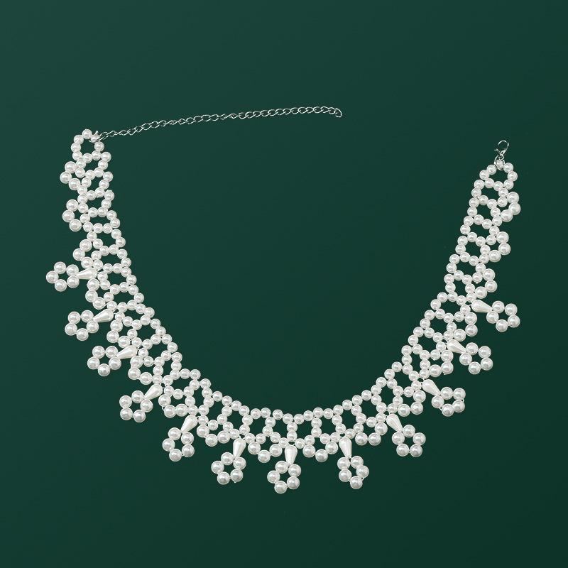 Винтажное корейское ожерелье с подвеской из жемчуга