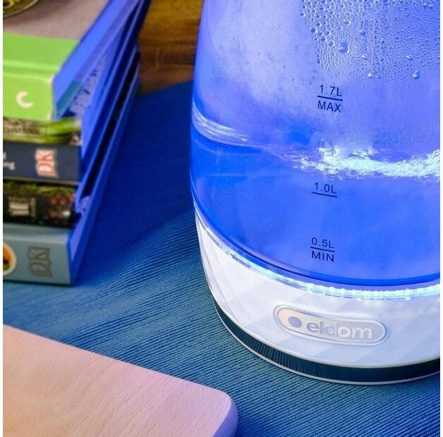 Электрический чайник Eldom белый C480B