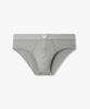 EMPORIO ARMANI UNDERWEAR Мужские эластичные хлопковые трусы в полоску_Серый 0816111052