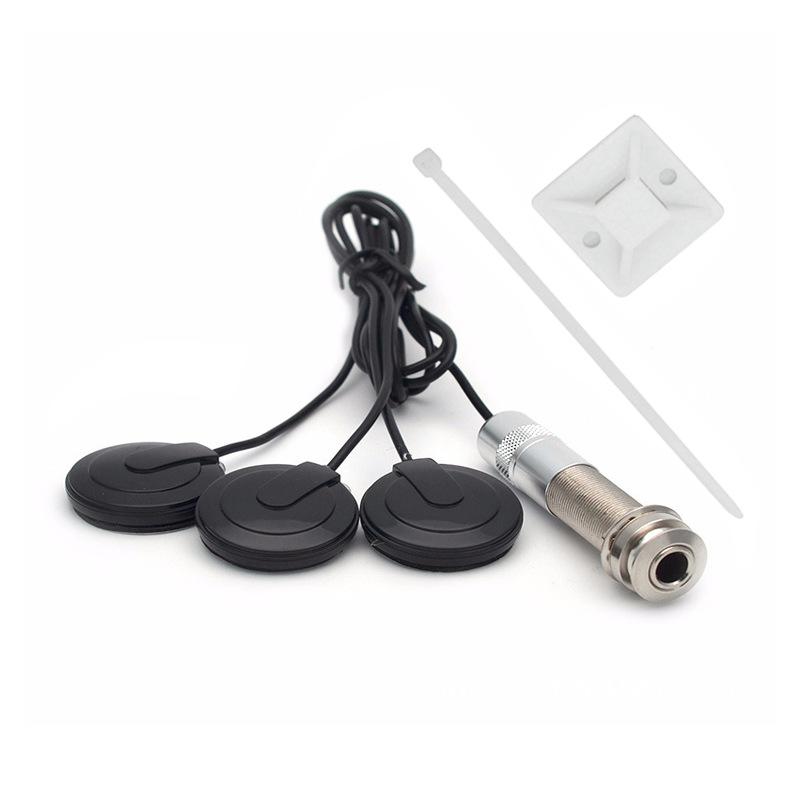 Three-Piece Multi-Function Pickup (No Drilling Required) Guitar Pickup EQ Patch Pickup Universal for Violin and Mandolin