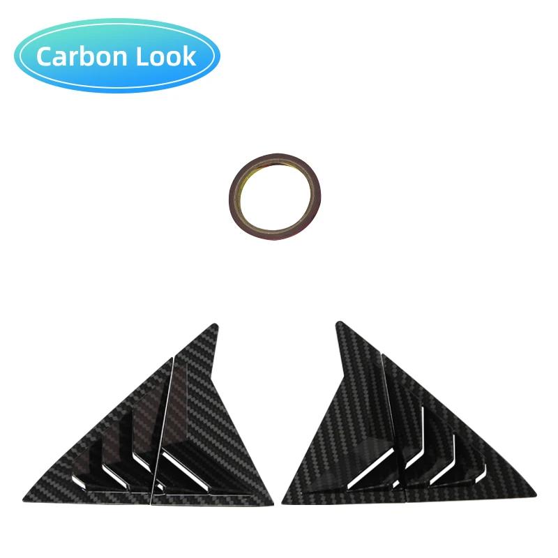 Fit For Hyundai Elantra Avante Sedan 2011-2015 2Pcs Car Rear Window Side Vent Shutter Louver Cover Trim Exterior Accessories