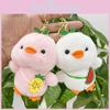 Charming Plush Duck Bag Pendant Keychain Soft Toy Ideal For Little Gifts