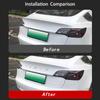JDFN3 Metal Car Front Hood Rear Trunk Badge Sticker Decoration for Tesla Model 3 S X Y Roadster Auto Emblem Exterior Decal Accessories