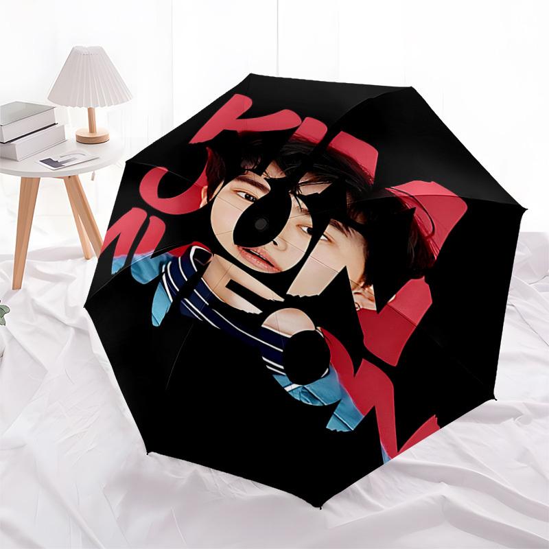 1 шт. Автоматический складной зонт SUHO EXO - Компактная конструкция с 8 спицами, Прочный пластик и железо, Легкий для ежедневного использования на улице, a0929152