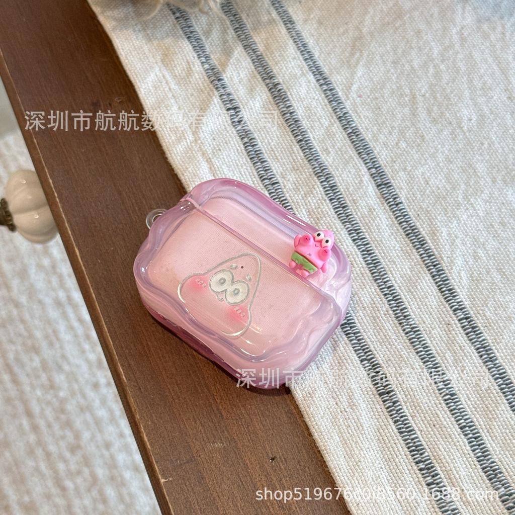 Stereo SpongeBob Patrick Star for AirPods 1 Apple protective case Bluetooth pro1 generation 1 generation earphone case