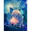 Full Round Drill Diamond Painting Cross Stitch Kits 5D Handmade Diamond Embroidery Landscape Animals Mosaic Painting Decorations For Home