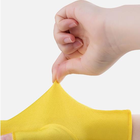 1 пара перчаток для ногтей, дышащие, устойчивые к ультрафиолетовому излучению, без запаха, эластичные, моющиеся, защита от солнца, полиэстер, для профессионалов, половина пальца