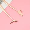 Office Supplies Cat Bird Rose Coloring Embossing Zinc Zinc Alloy Bookmark Bookmark Positioning Clip Book Clip