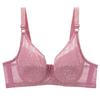 Lace Thin Women's Bra, No Padding, Supportive for Large Breasts, Steel Ring, Large Cup Sizes